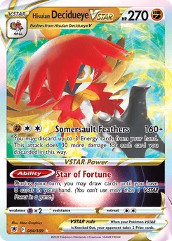 Hisuian Decidueye VSTAR