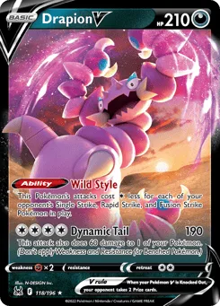 Drapion V (Play Pokemon Stamp)