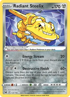 Radiant Steelix (Play Pokemon Stamp)