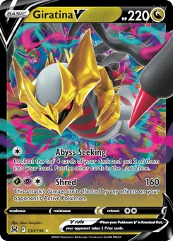 Giratina V (Play Pokemon Stamp)