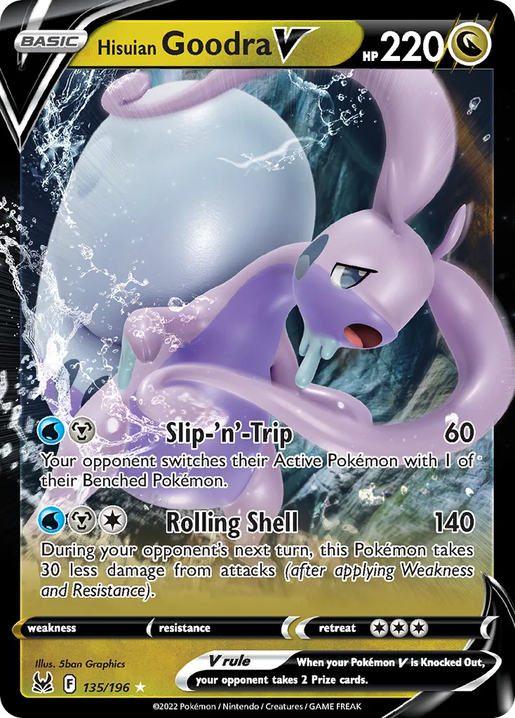 Hisuian Goodra V (Play Pokemon Stamp)