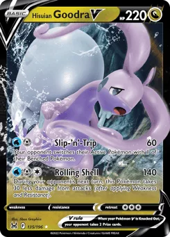 Hisuian Goodra V (Play Pokemon Stamp)