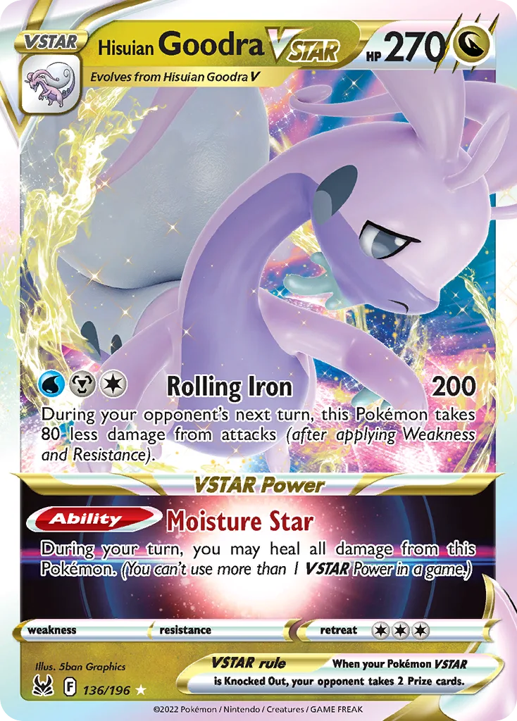 Hisuian Goodra VSTAR (Play Pokemon Stamp)