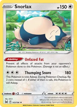 Snorlax (Play Pokemon Stamp)