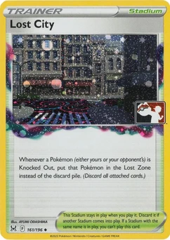 Lost City (Play Pokemon Stamp, Cosmos Holo)