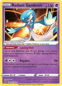 Radiant Gardevoir (Play Pokemon Stamp)