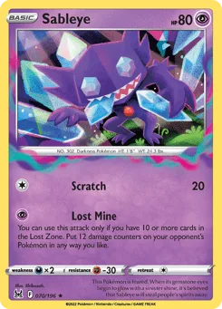 Sableye (Play Pokemon Stamp)