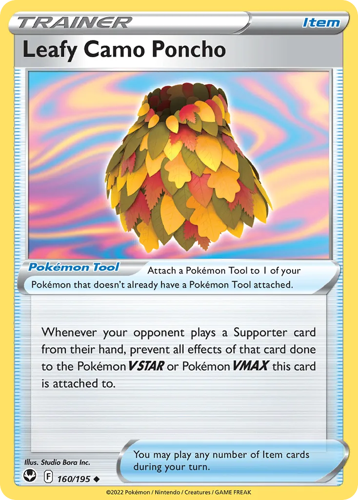 Leafy Camo Poncho (Play Pokemon Stamp)