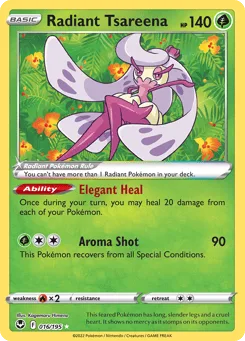 Radiant Tsareena (Play Pokemon Stamp)