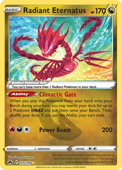 Radiant Eternatus (Play Pokemon Stamp)