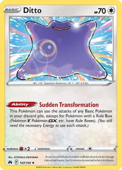 Ditto (Play Pokemon Stamp)