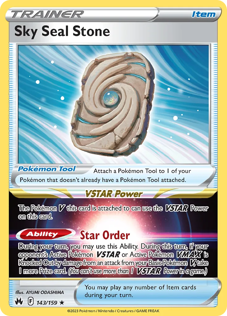 Sky Seal Stone (Play Pokemon Stamp)