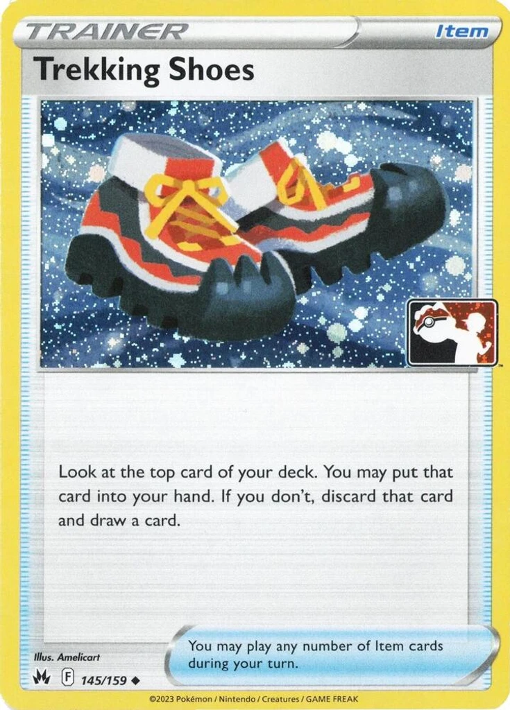 Trekking Shoes (Play Pokemon Stamp, Cosmos Holo)