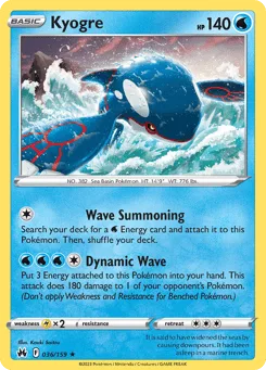 Kyogre (Play Pokemon Stamp)