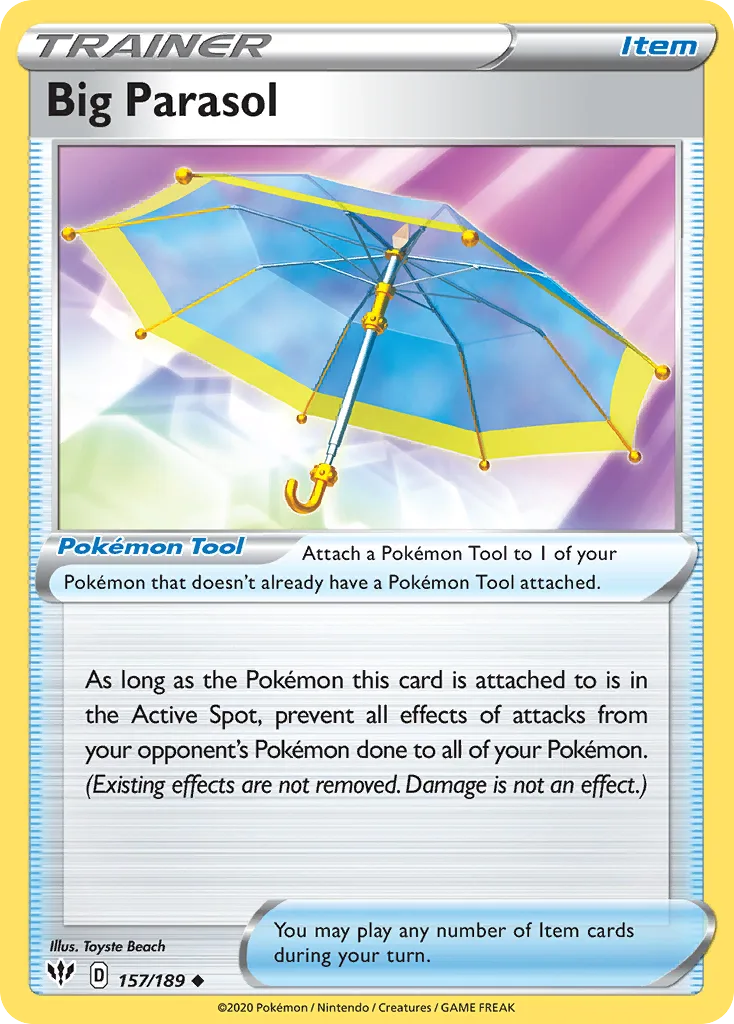 Big Parasol (Play Pokemon Stamp)