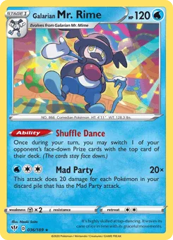 Galarian Mr. Rime (Play Pokemon Stamp)