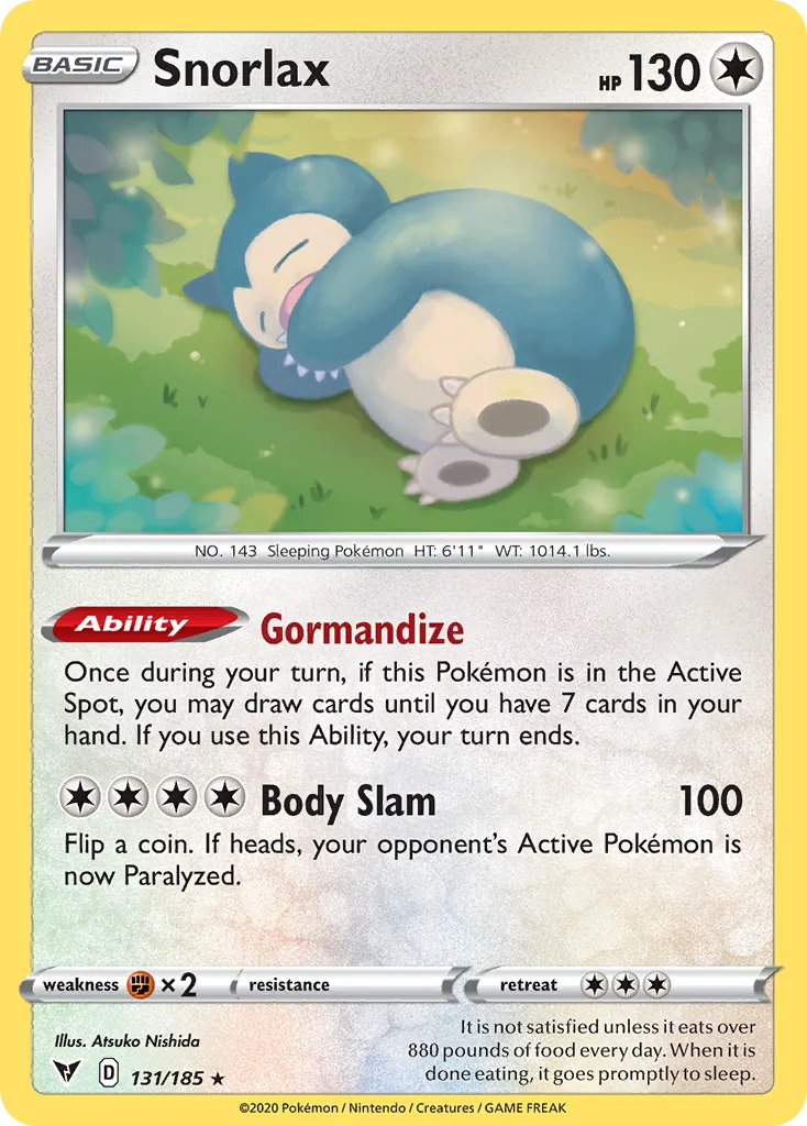 Snorlax (Play Pokemon Stamp)