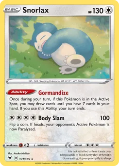 Snorlax (Play Pokemon Stamp)