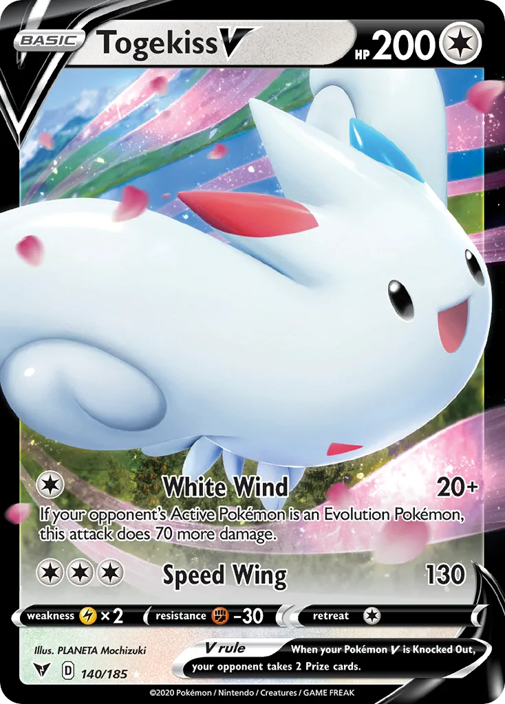 Togekiss V (Play Pokemon Stamp)