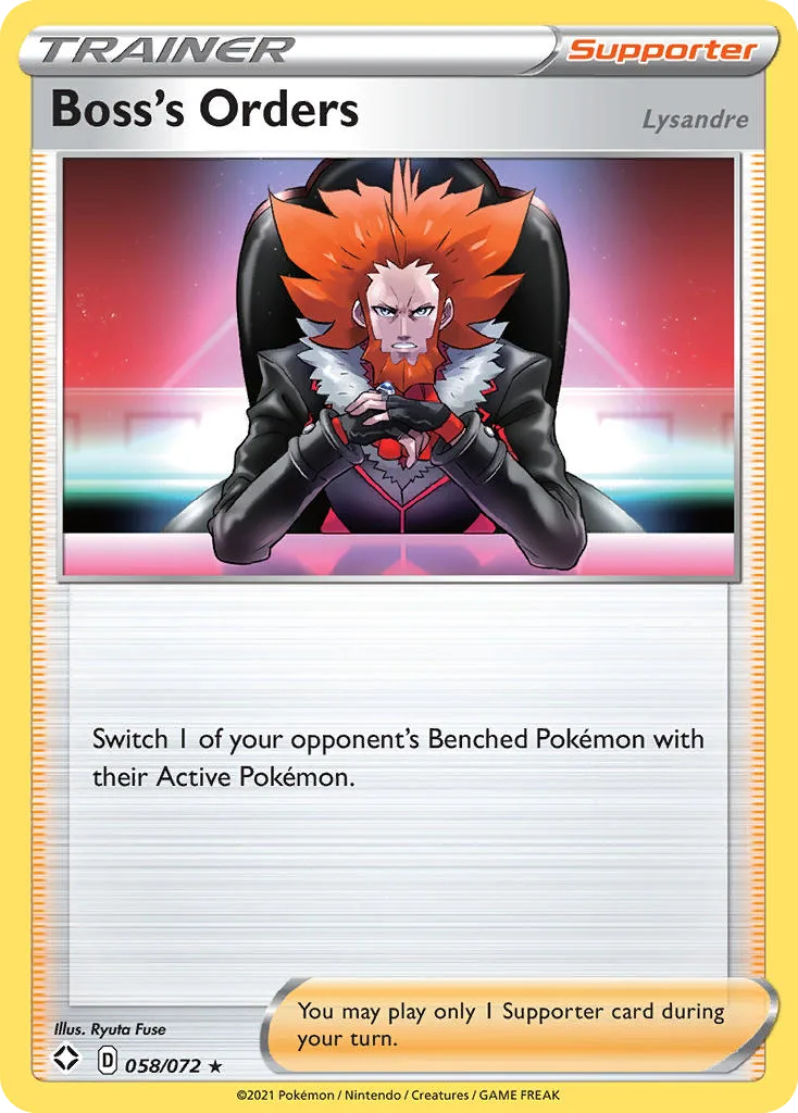 Boss's Orders (Play Pokemon Stamp)