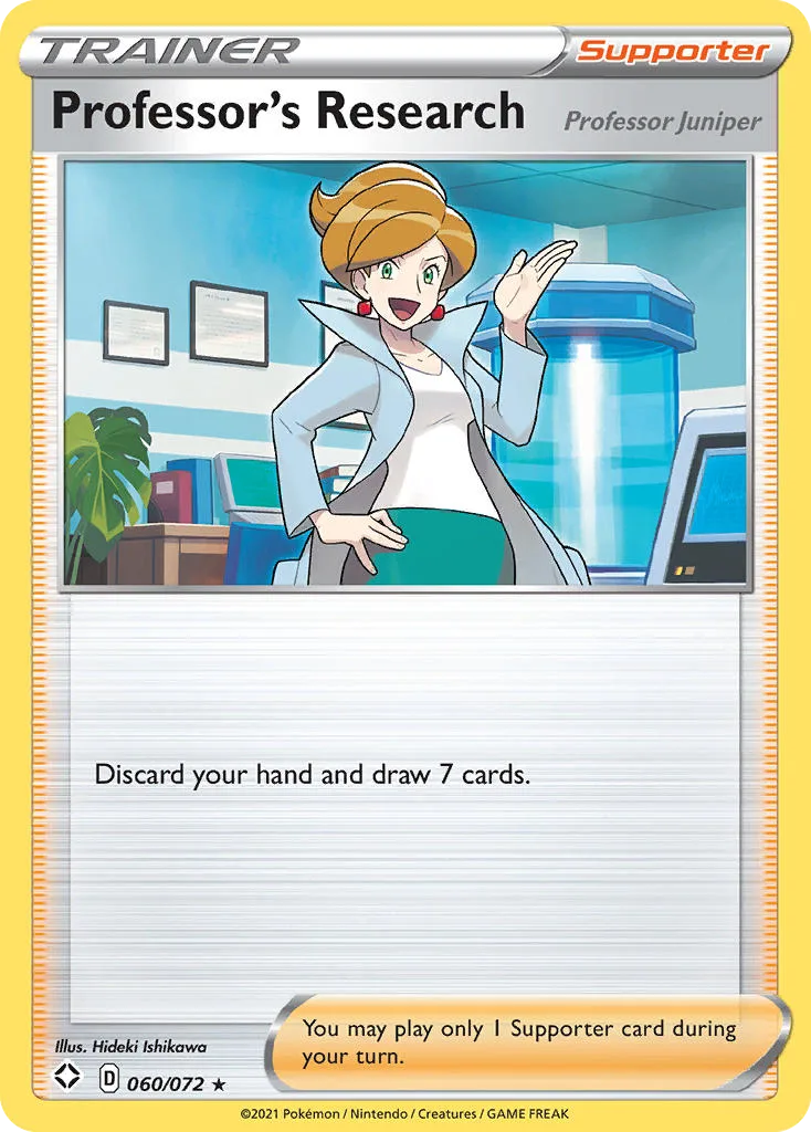 Professor's Research (Play Pokemon Stamp)