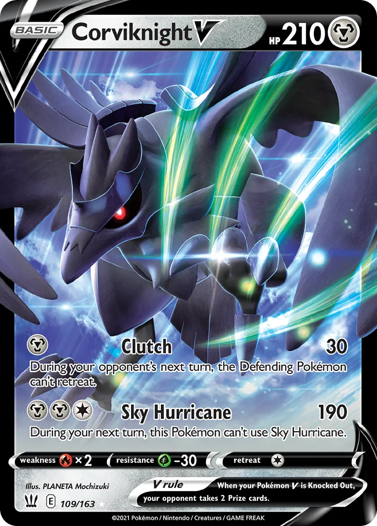 Corviknight V (Play Pokemon Stamp)