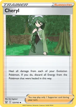 Cheryl (Play Pokemon Stamp)