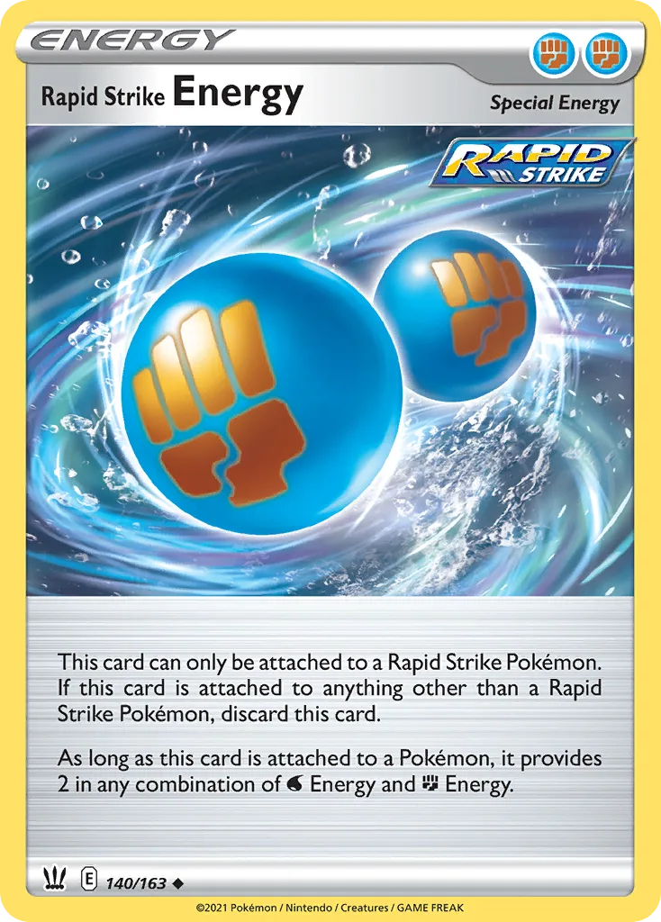 Rapid Strike Energy (Play Pokemon Stamp)