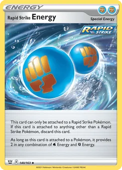 Rapid Strike Energy (Play Pokemon Stamp)
