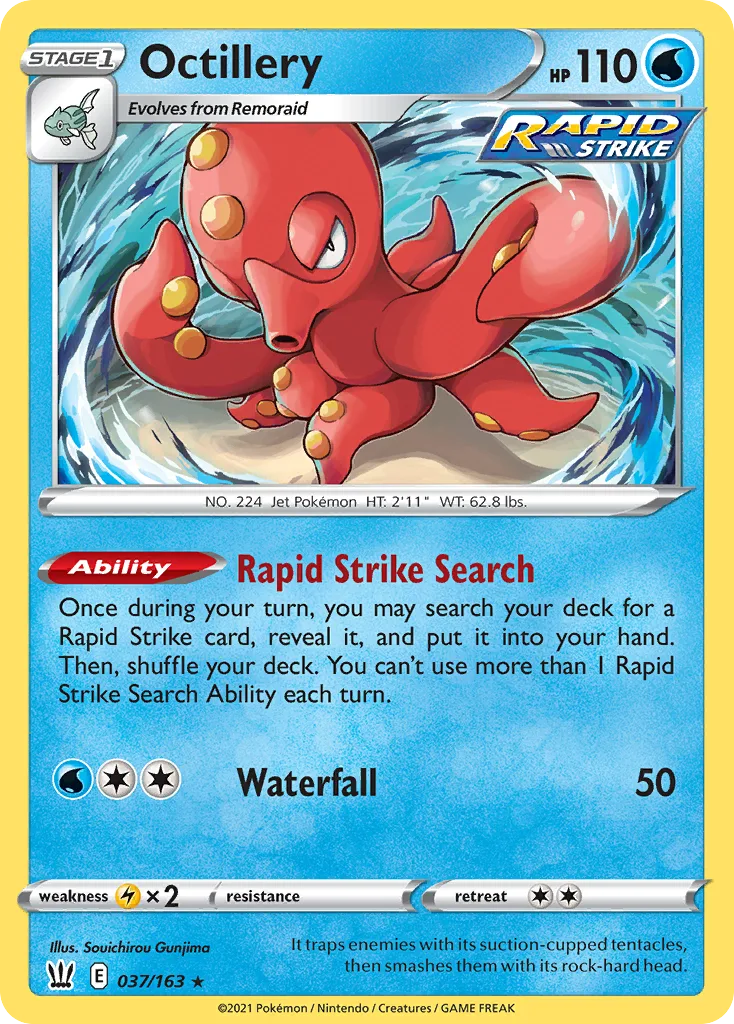 Octillery (Play Pokemon Stamp)
