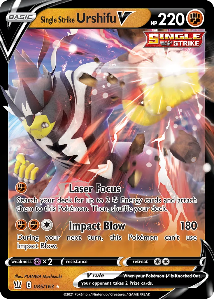 Single Strike Urshifu V (Play Pokemon Stamp)