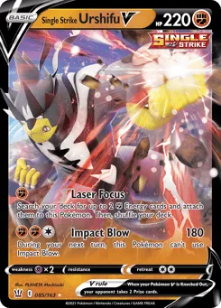 Single Strike Urshifu V (Play Pokemon Stamp)