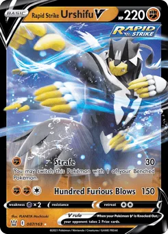 Rapid Strike Urshifu V (Play Pokemon Stamp)
