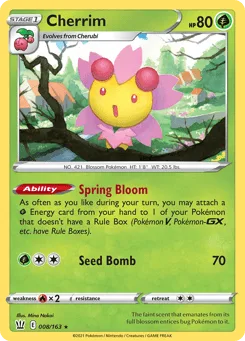 Cherrim (Play Pokemon Stamp)