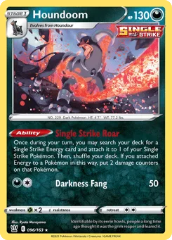 Houndoom (Play Pokemon Stamp)