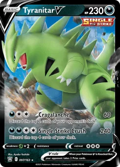 Tyranitar V (Play Pokemon Stamp)