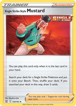 Single Strike Style Mustard