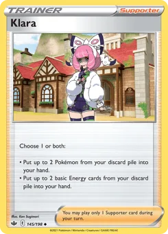 Klara (Play Pokemon Stamp)