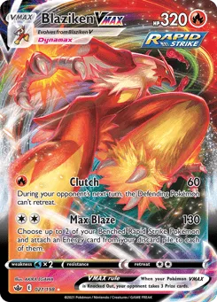 Blaziken VMAX (Play Pokemon Stamp)