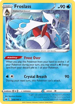Froslass (Play Pokemon Stamp)