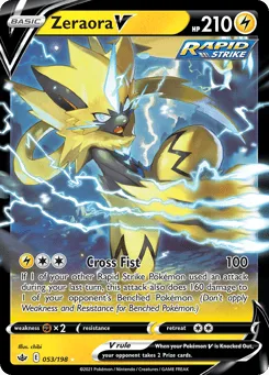 Zeraora V (Play Pokemon Stamp)