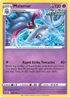 Malamar (Play Pokemon Stamp)