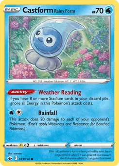 Castform Rainy Form