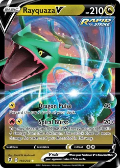Rayquaza V (Play Pokemon Stamp)
