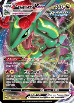 Rayquaza VMAX (Play Pokemon Stamp)