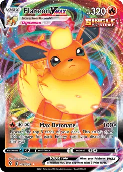 Flareon VMAX (Play Pokemon Stamp)
