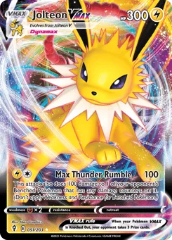 Jolteon VMAX (Play Pokemon Stamp)