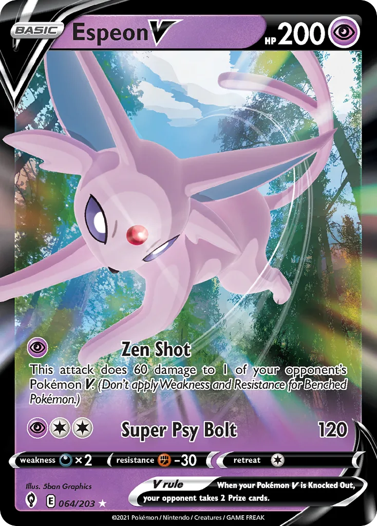 Espeon V (Play Pokemon Stamp)