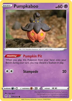 Pumpkaboo (Play Pokemon Stamp)