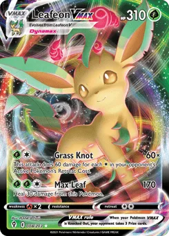 Leafeon VMAX (Play Pokemon Stamp)